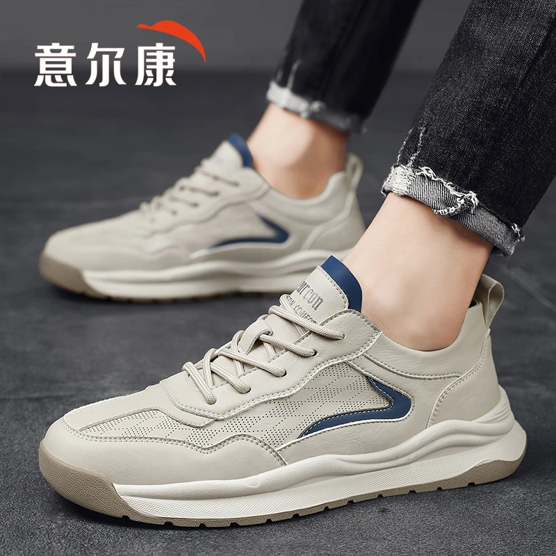意尔康运动休闲鞋子男士2025夏季新款透气时尚百搭潮鞋高端上档次