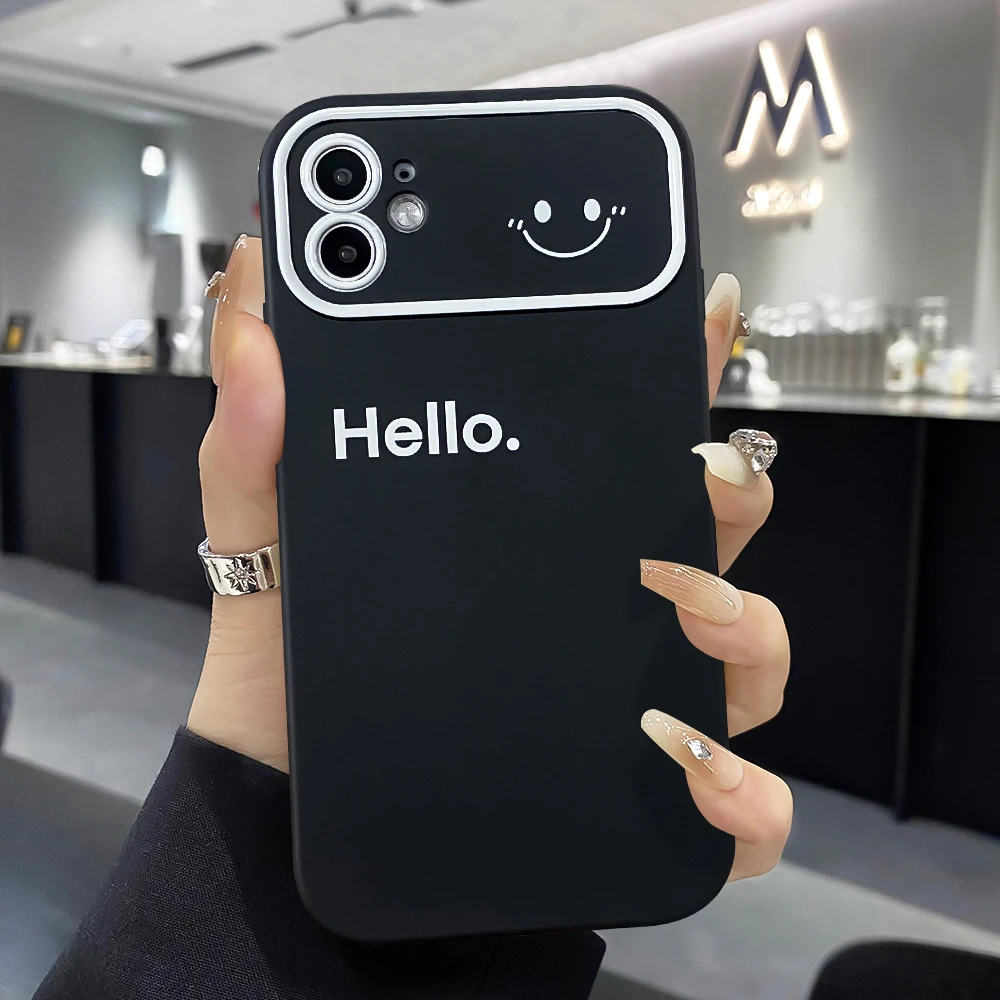 笑脸HELLO适用苹果/华为/小米/oppo/vivo苹果14手机壳iphone13