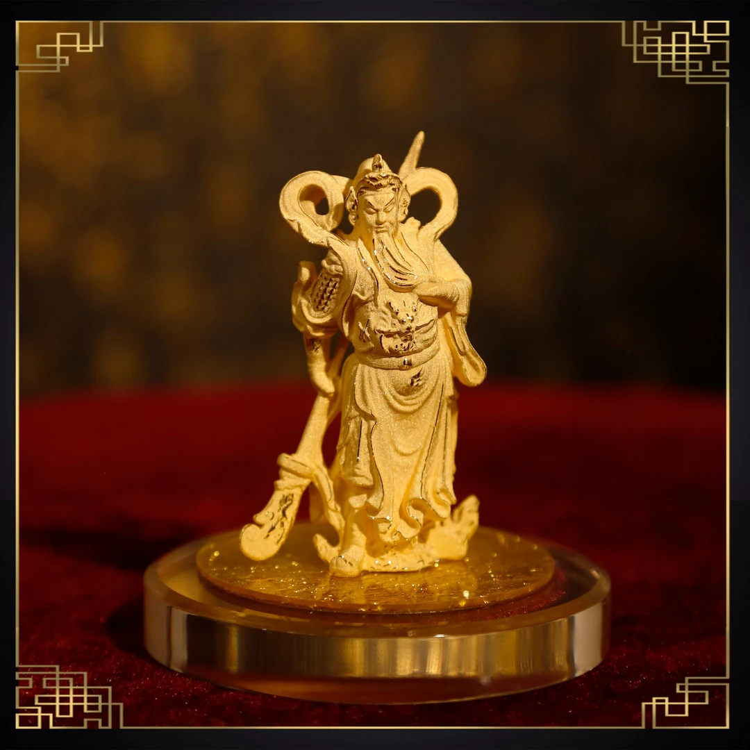 《关公》中式车摆关公武财神高档摆件手工 送礼工艺品摆件S130-1