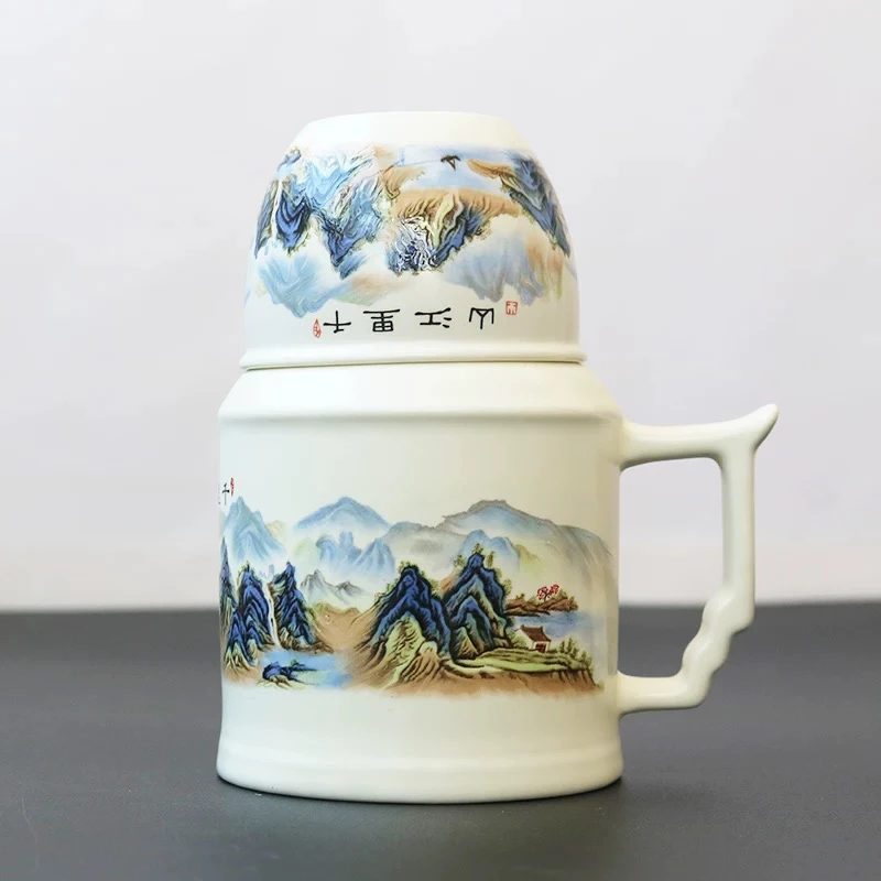千里江山闷泡杯旅行茶具@B28(flk)