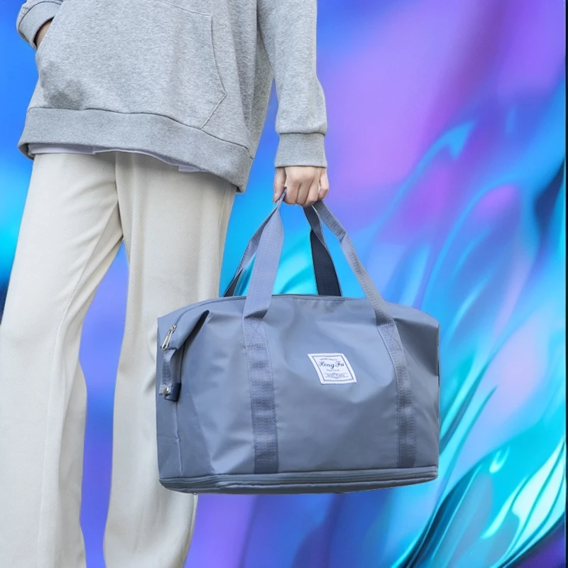 2024出差旅行包多功能健身包瑜伽包行李包手提包外出时尚可扩大容