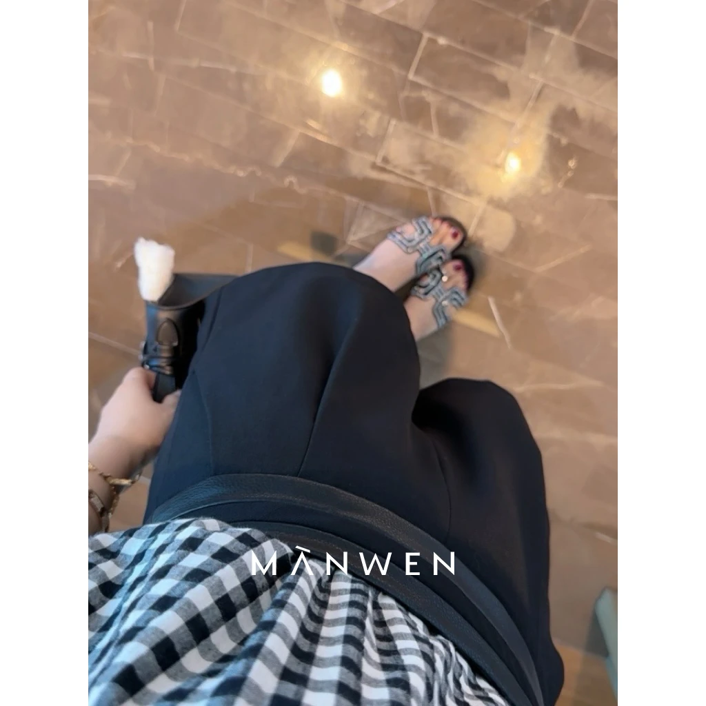 【曼文kiki】西装A型短裤 MANA033