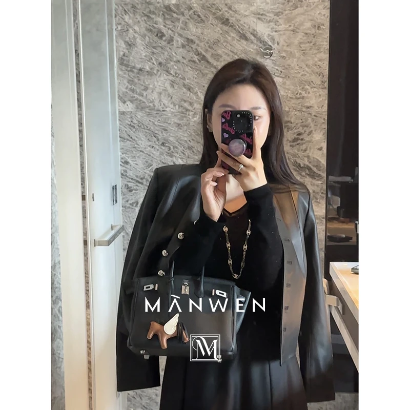 【曼文kiki】绵羊皮皮衣外套 MANA002