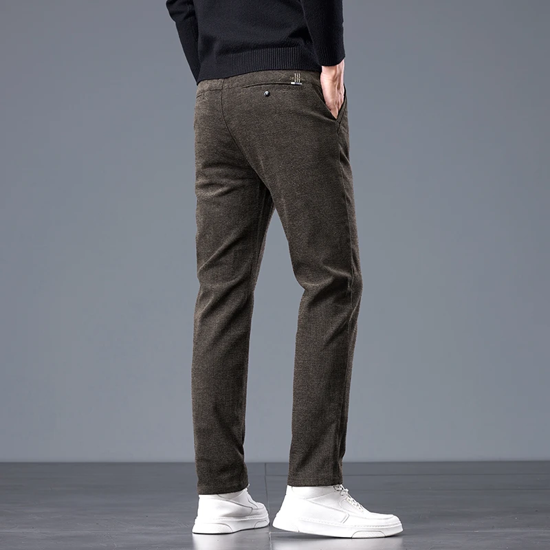 2025秋季休闲裤男士运动韩版百搭长裤纯色户外时尚男裤