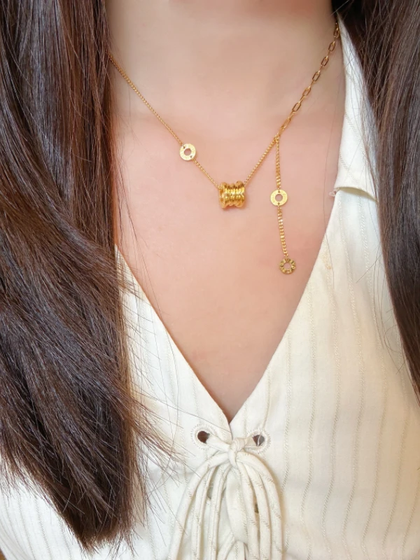 【聚鑫黄金】足金999 精美小蛮腰套链