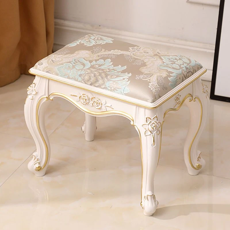 梳妆台凳.椅子客厅凳子美甲凳子法式圆凳卧室换鞋凳方凳
