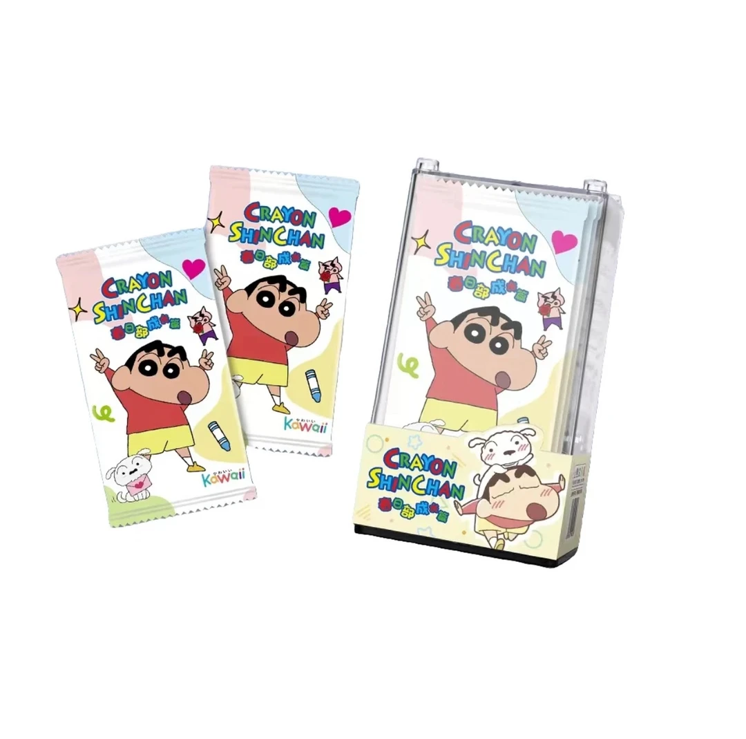 kawaii蜡笔小新卡片第三弹春日部学院动漫收藏卡牌集卡游盲盒