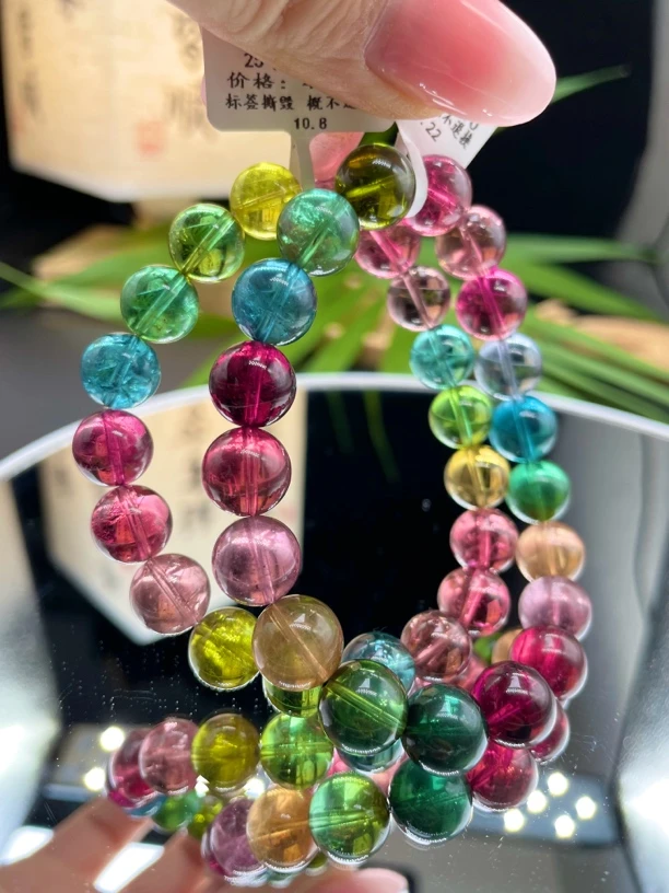 10mm巴西老矿料碧玺手链