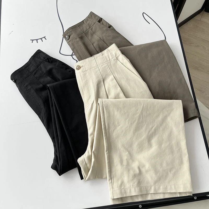 梨形身材哈伦裤子女2025春季新款显瘦工装裤宽松百搭休闲直筒裤潮