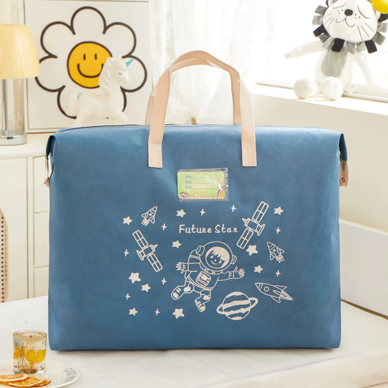幼儿园卡通被子收纳袋防水被褥装儿童棉被衣服手提包装袋超大容量