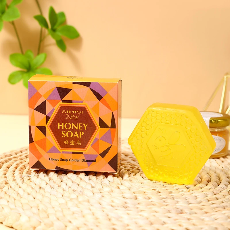 【拍一发五】蜂蜜手工皂深层清洁洗澡洁面蜜蜂皂六边型蜂胶香皂
