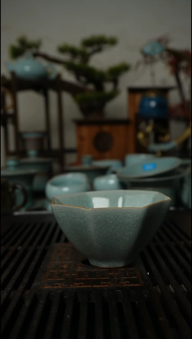 【闪购商品】瓷杯原矿汝瓷