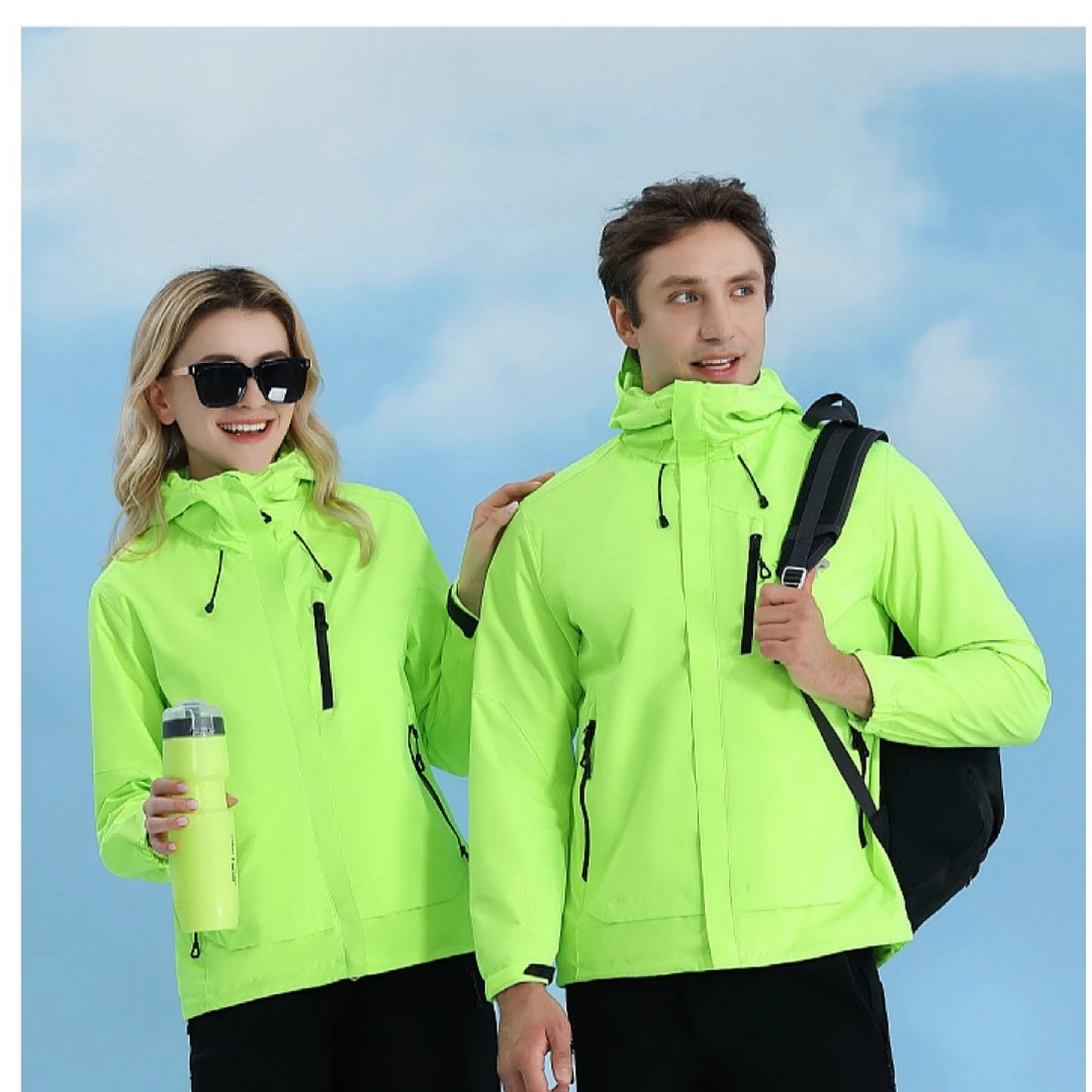 鸟牌同款冲锋衣23秋冬新款男女连帽防水登山服情侣户外旅行防风衣