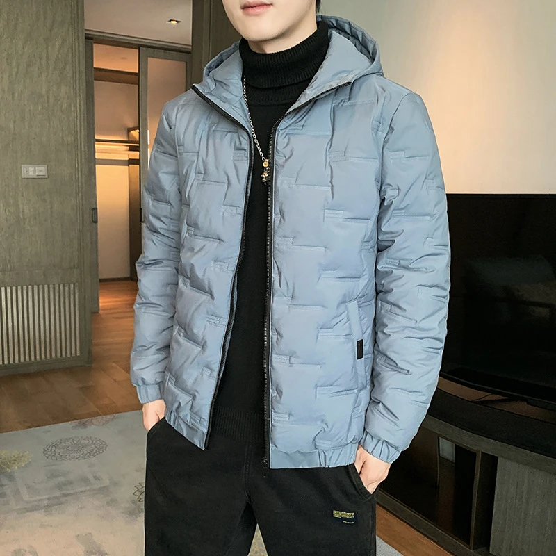 棉衣男士秋冬外套新疆乌鲁木齐发货店铺轻薄连帽休闲短款青年