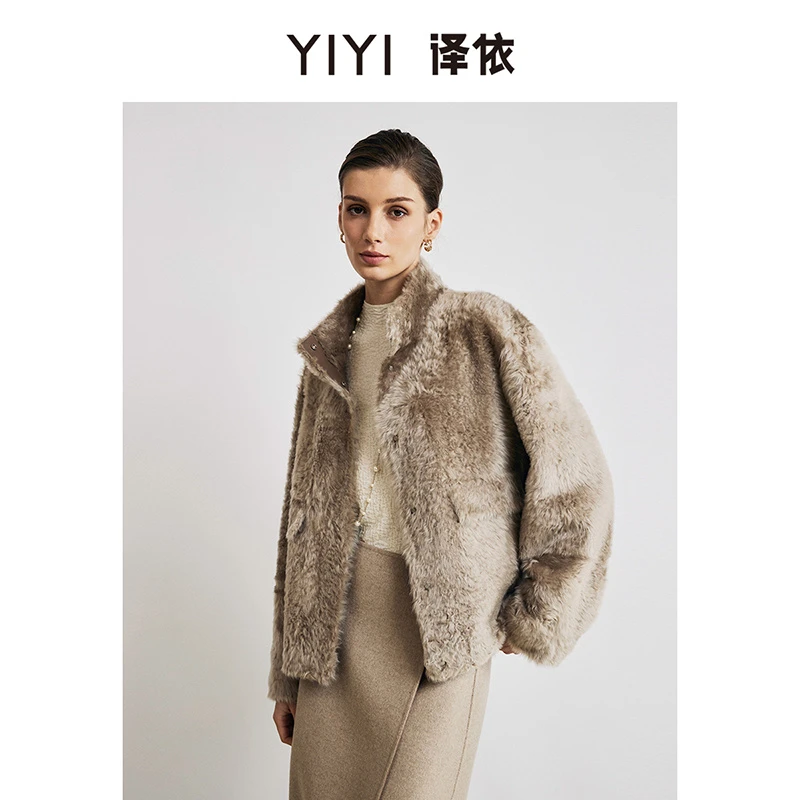 译依YIYI 稀世奢品 轻芙漫步 lacon teddy微卷毛拉贡外套BDWPL016