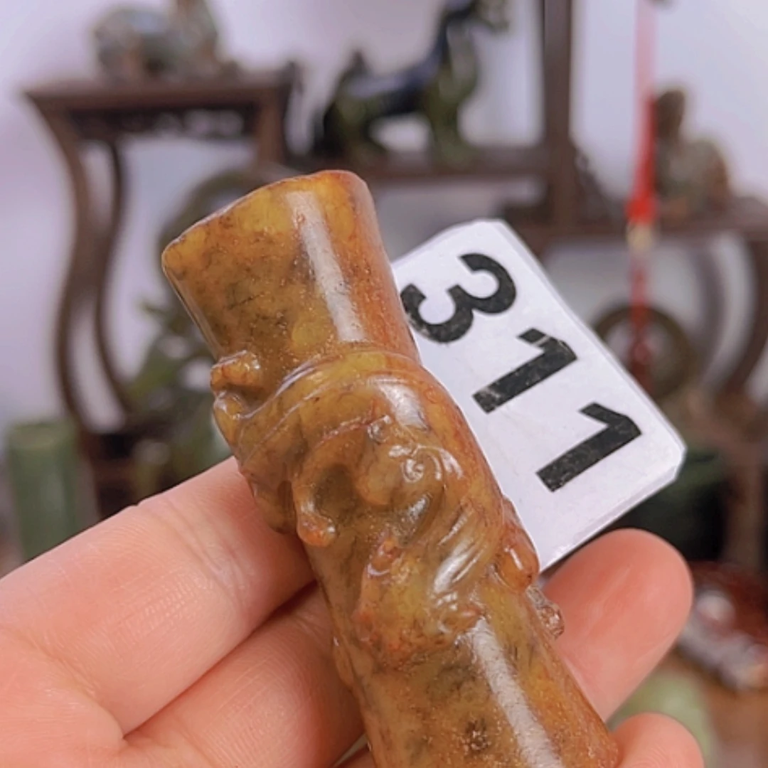【闪购商品】和田玉(糖玉)颈饰未镶嵌用****0