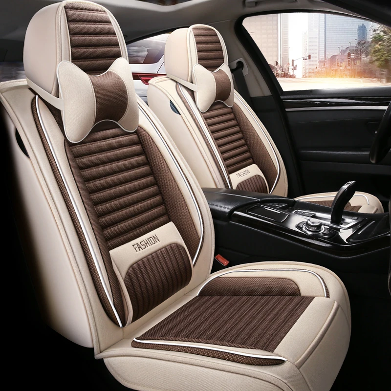 2023年新款全包麻料固腰四季通用汽车座垫