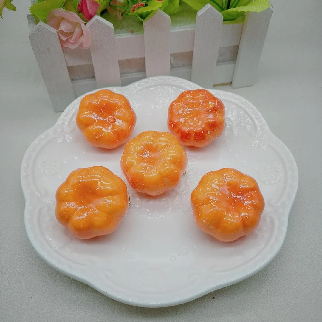 跨境仿真稀奇古怪搞怪蔬菜食物南瓜发夹可爱趣味女发夹侧边刘海夹