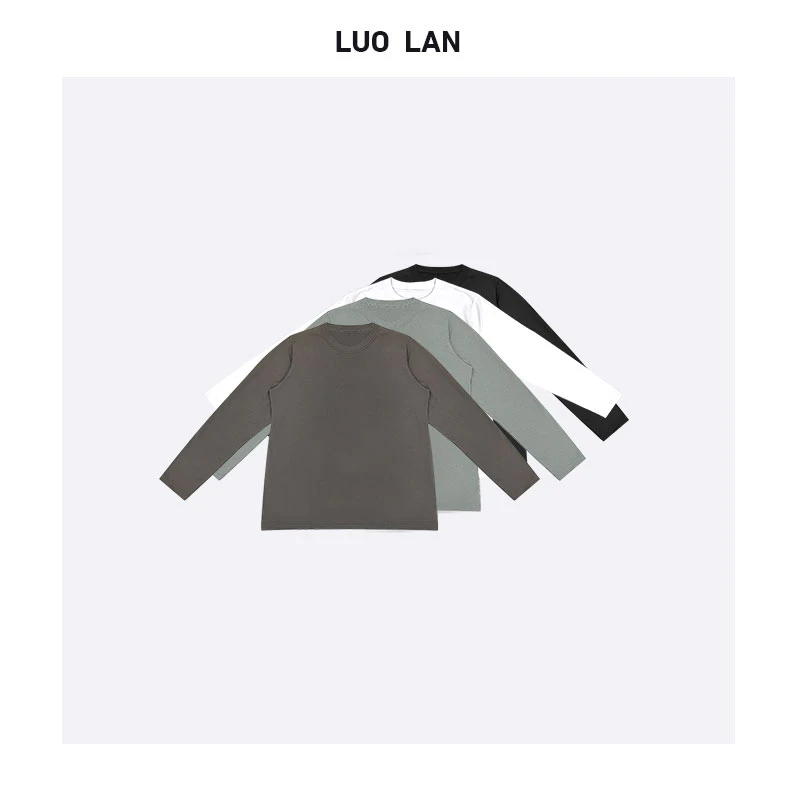 【DM】秋冬女装基础舒适Row四季多色棉T YLM00309