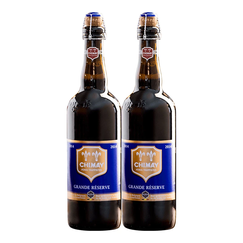 啤酒 比利时进口  蓝帽750ml*2瓶装