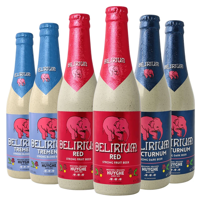 粉象精酿啤酒 深粉/浅粉/樱桃粉/330ml*各2瓶浓郁高度