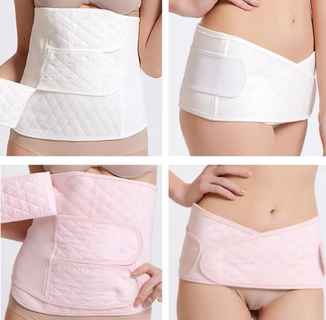 产妇产后塑身衣束腹收腹带盆骨带纱布顺产剖腹两用四季款轻薄透气