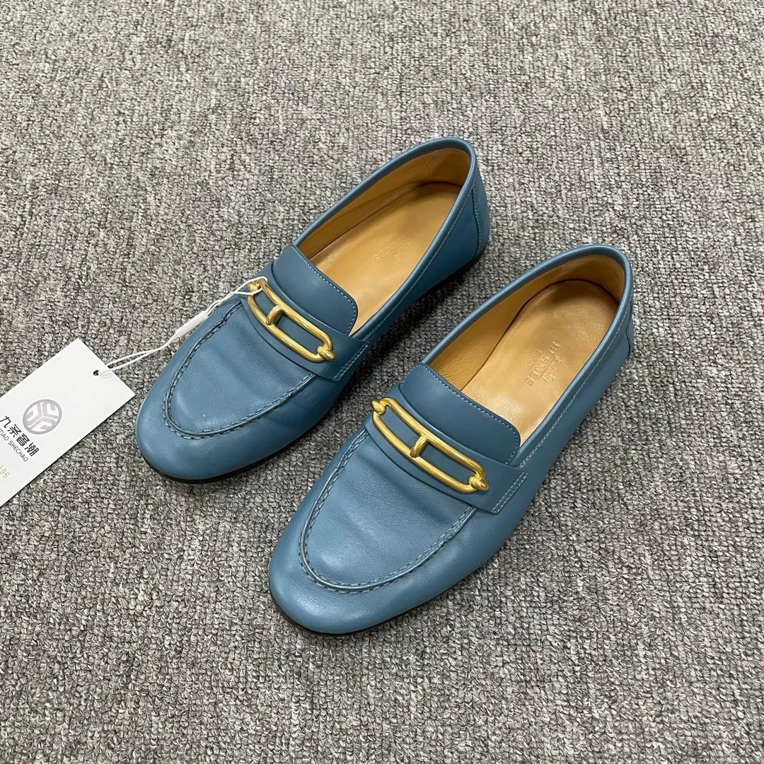 HERMES/爱马仕 套脚扁头休闲单鞋 4306