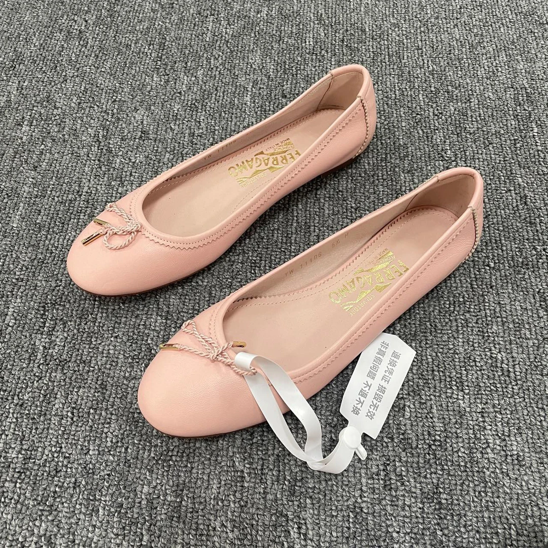 Ferragamo/菲拉格慕 圆头蝴蝶结休闲单鞋 尺码:35.5/2510