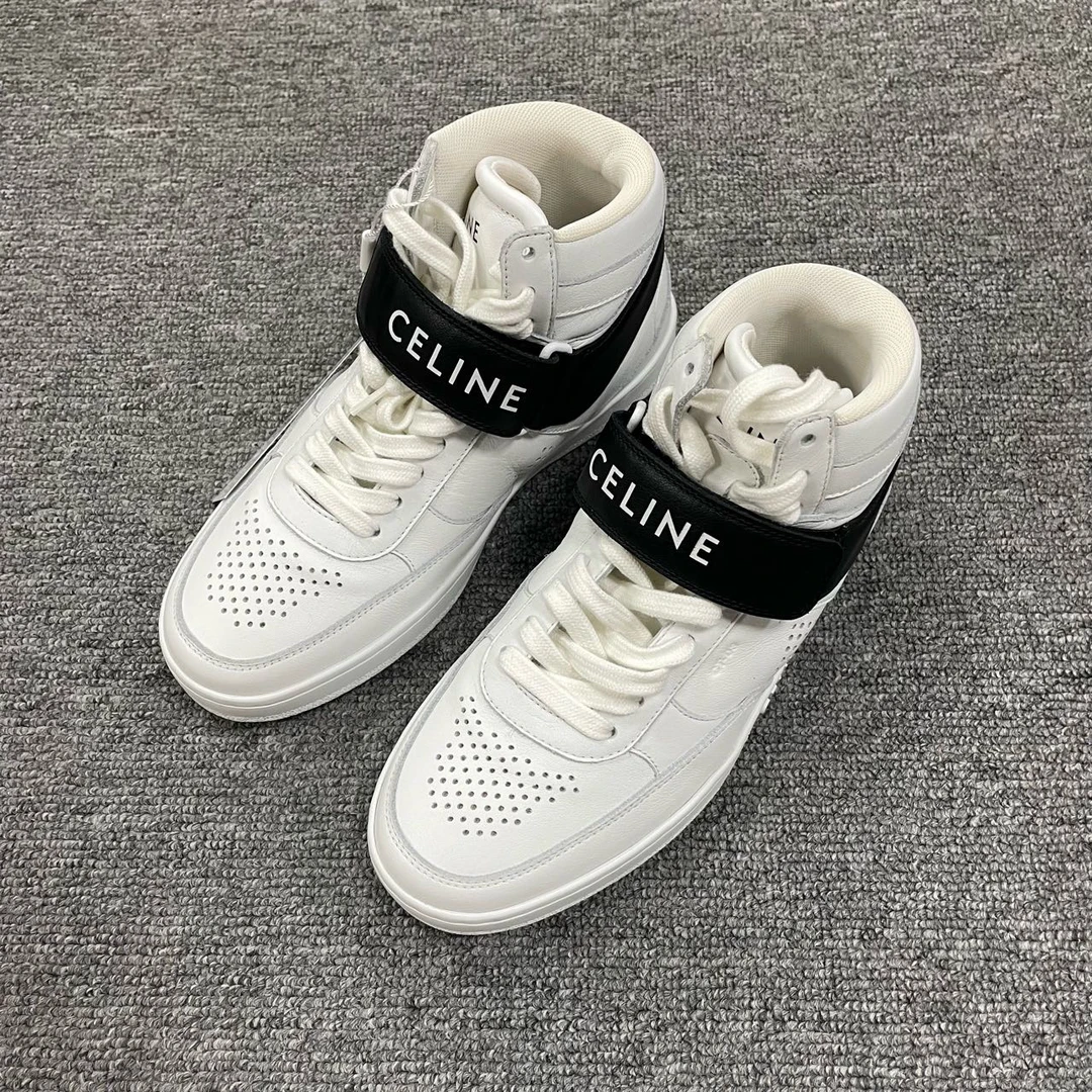 CELINE/赛琳 做旧饰面高帮运动时尚板鞋  36码/4138