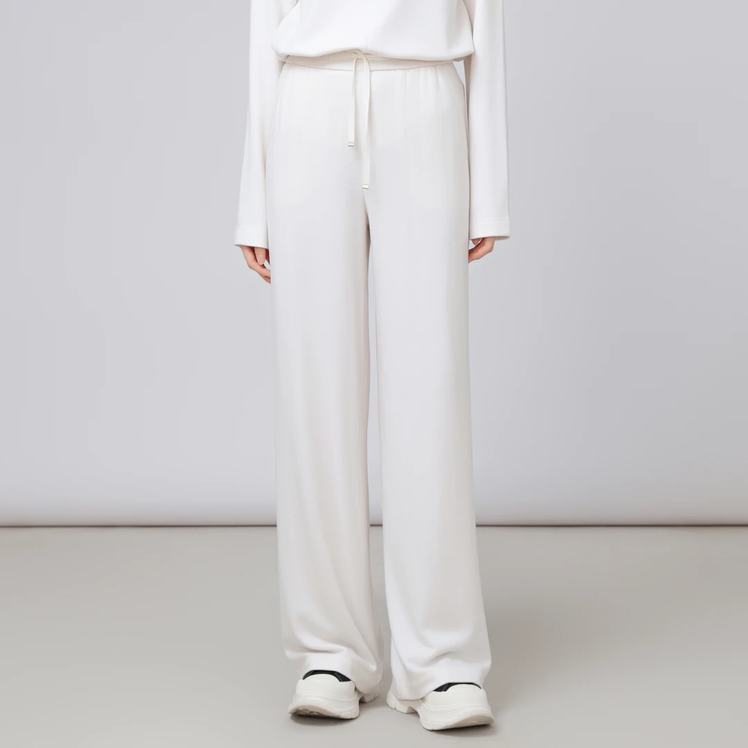 GIRDEAR/哥弟新款慵懒休闲直筒裤舒适雅丹风透气阔腿裤1100408