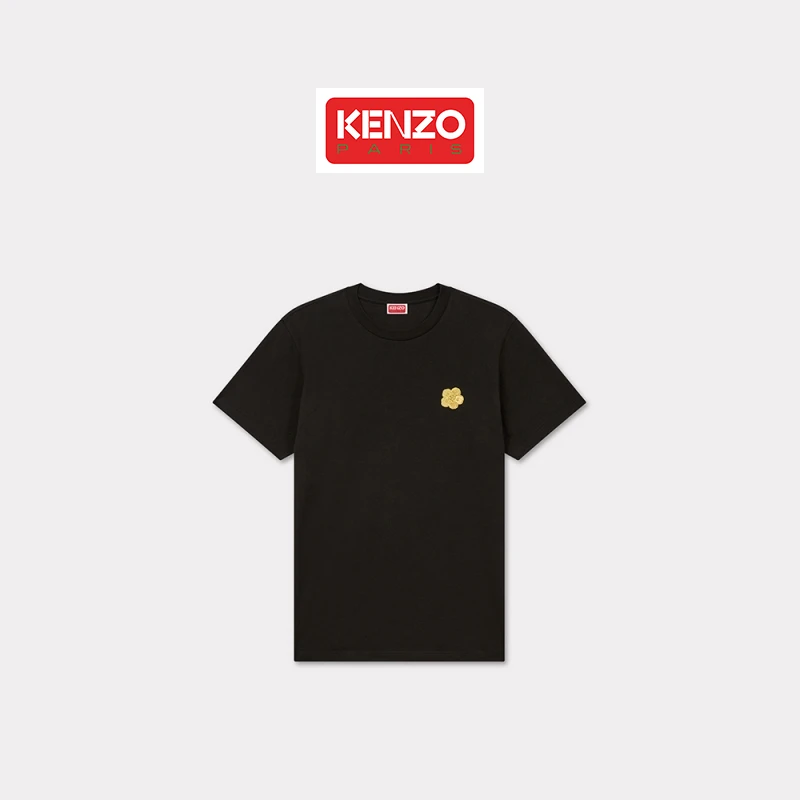 KENZO 25春夏新品男士BOKE海棠花圆领套头T恤运动舒适