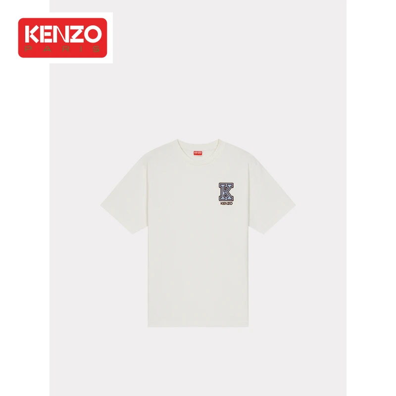 【甄选折扣】KENZO 23秋冬新品男女同款字母图案休闲时尚圆领T恤