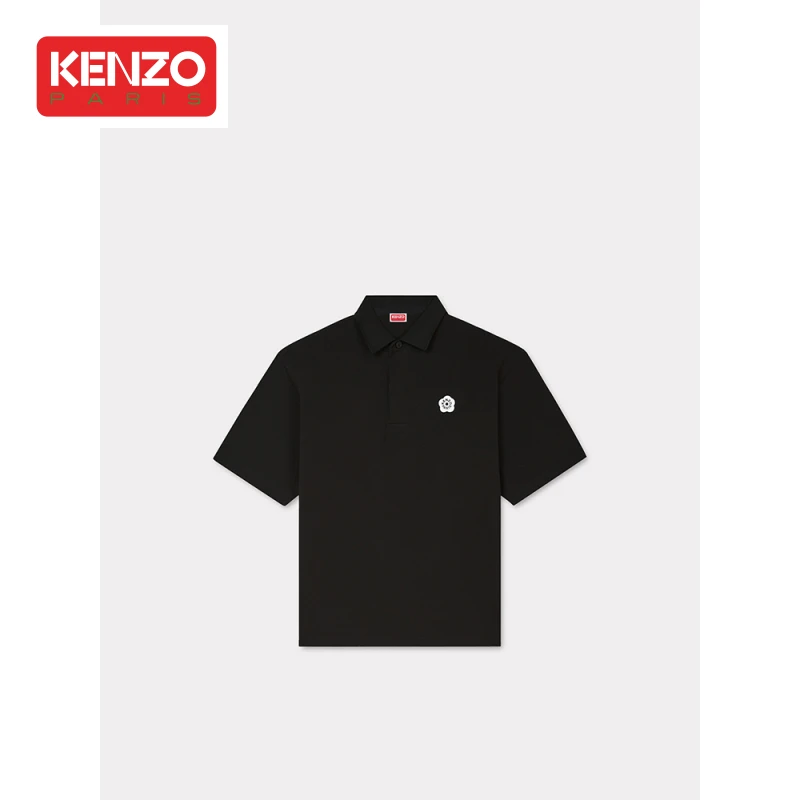 KENZO 24早秋新品男士BOKE 2.0海棠花休闲简约短袖Polo衫简约透气