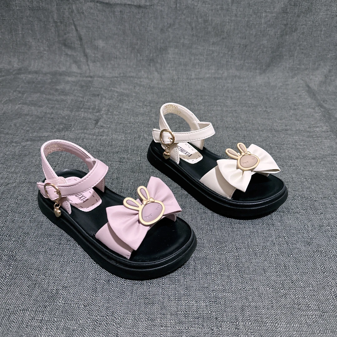 夏季女宝新款沙滩凉鞋 26-30码 时尚百搭软底防滑夏季休闲沙滩鞋