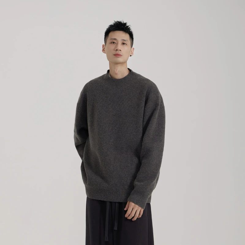 冬季新款男女款潮流净版日常穿搭休闲百搭版舒适打底毛衣716-3