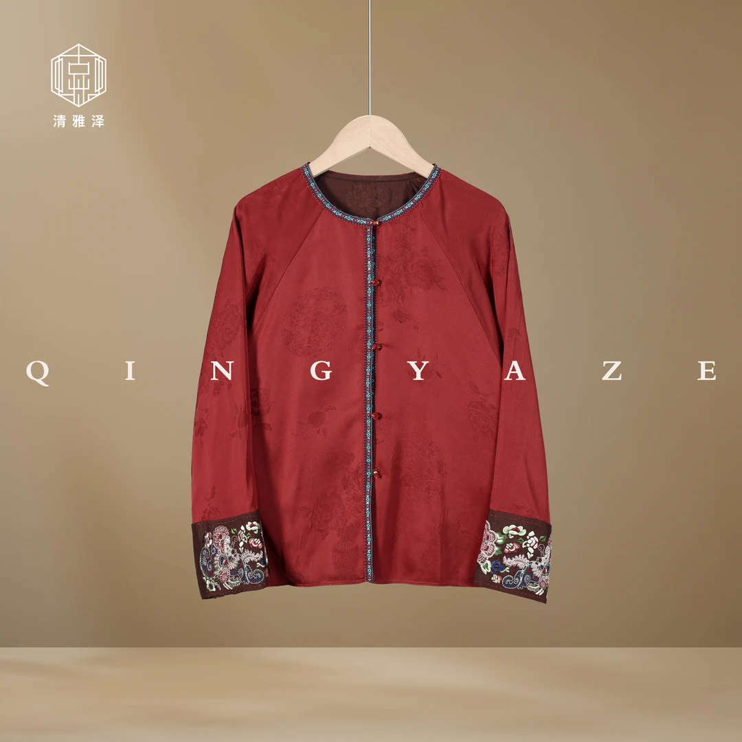 开门红！打籽绣新中式上衣！GZ4728