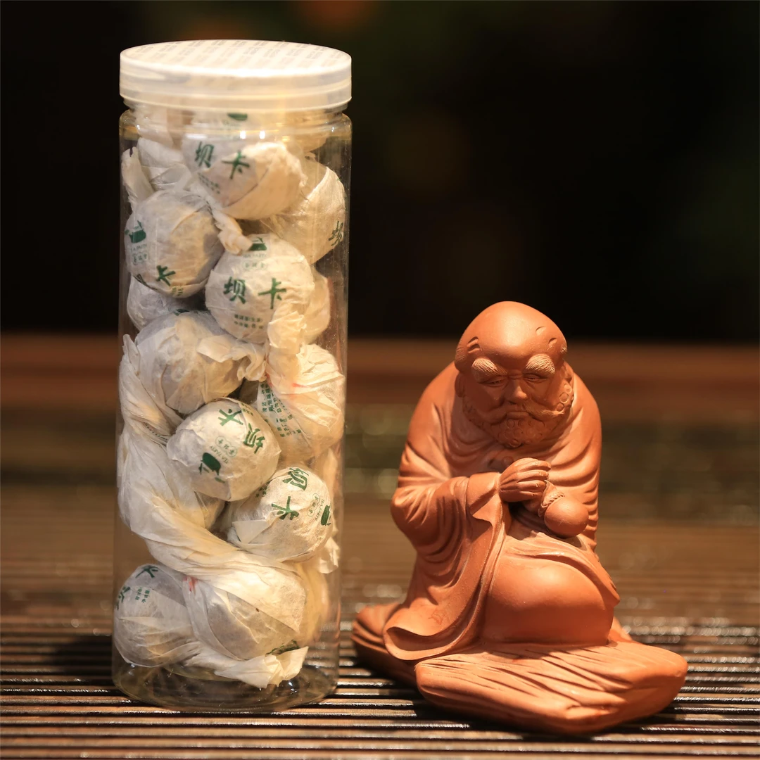 【老孙年份茶】坝卡生茶龙珠 2015 普洱茶