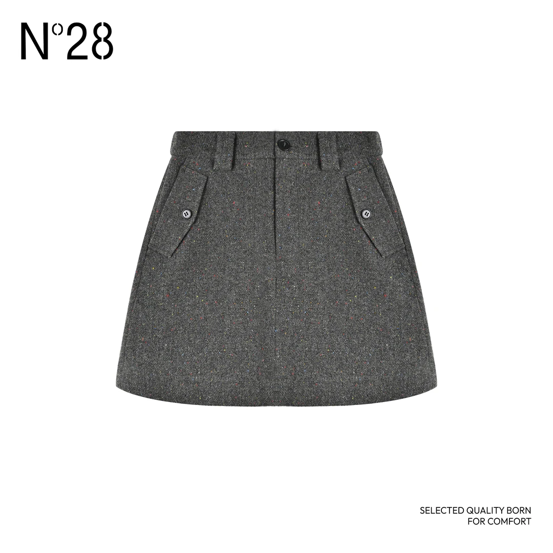 N°28半身裙2024秋冬新款显瘦半身裙百搭休闲时尚仙女专属高级感