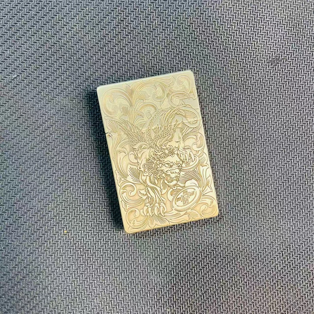 帕伽尼  黄铜 财色双收  五面精雕  3500 打火机