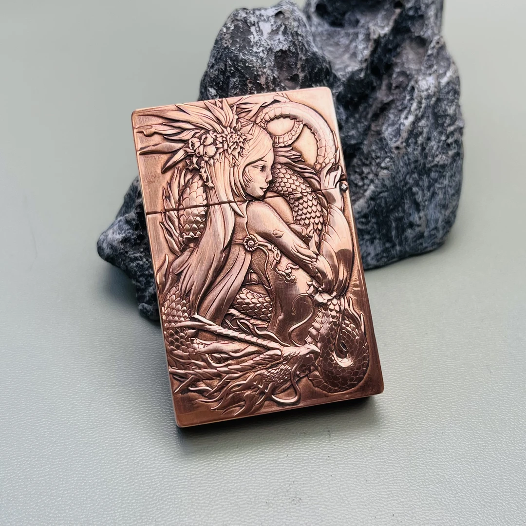 帕伽尼 紫铜  龙女  3500  打火机 1