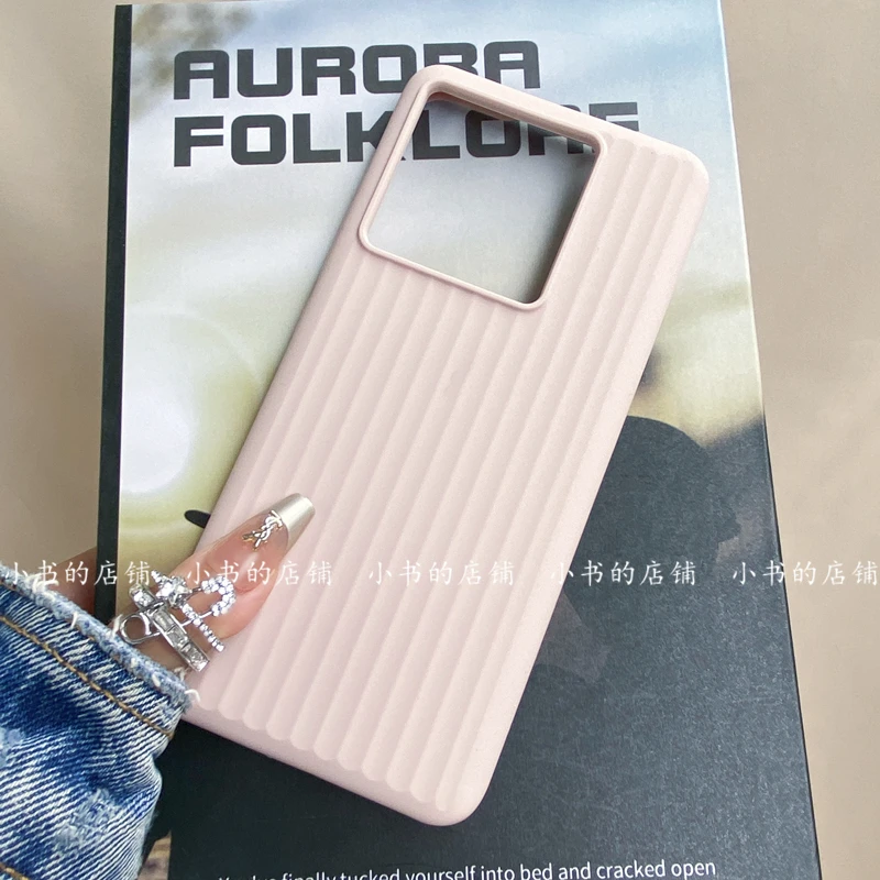 YOONIA适用红米K60ultra至尊版手机壳条纹液态硅胶保护套全包瓦楞