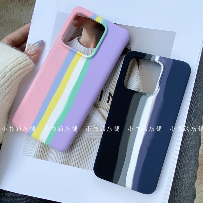 YOONIA适用小米13全包液态硅胶13pro彩虹11手机壳ultra保护套港风