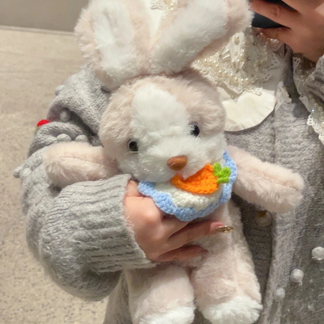 晚安兔子玩偶女生抱着睡觉公仔可爱抱枕毛绒玩具生日礼物女儿童节