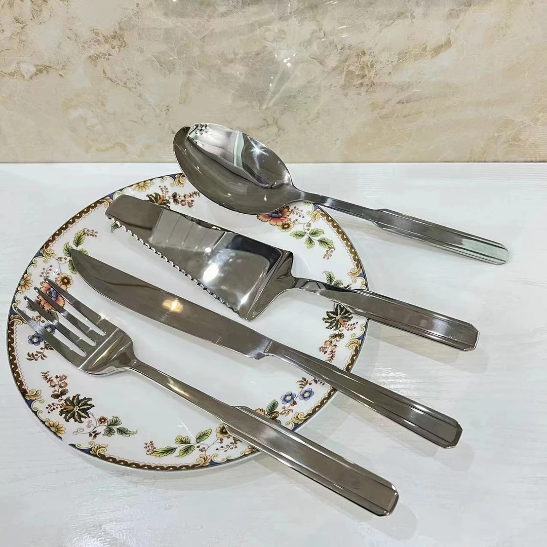 28cm大尺寸餐具加厚316不锈钢餐具 524391