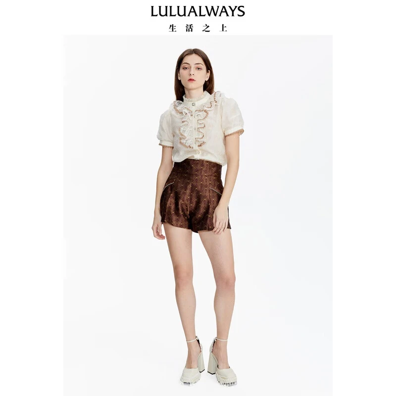 【高高甄选】LULUALWAYS 23夏 搭配淑口袋短裤 LOB3009