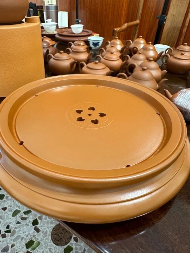 潮州鸡蛋黄茶船 邱俊植老师 10寸