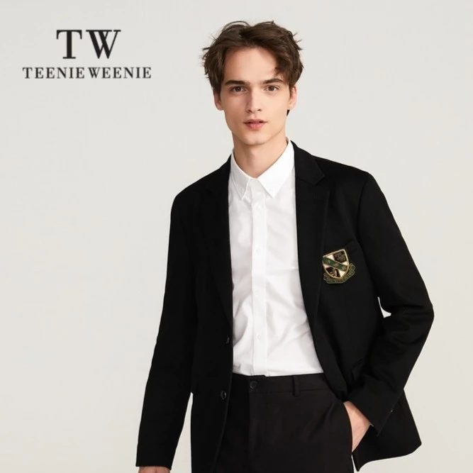TeenieWeenie小熊男装休闲西装外套韩青年流行简约TNJK221101A