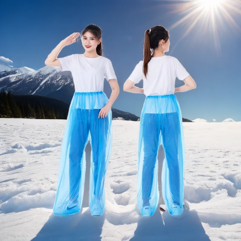 户外一次性加厚雨衣防水骑行雨衣雨裤防雨裤便携雨衣电动车防水裤