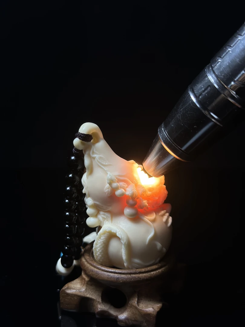 盘龙葫芦手把件菩提象牙果文玩盘玩雕刻