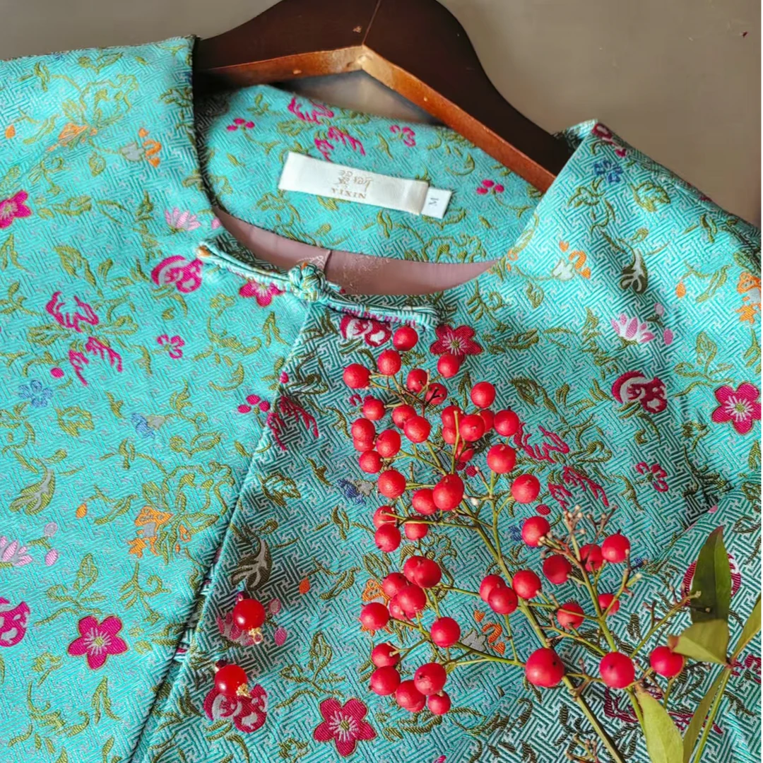 【新号福利款】2024满分桑蚕丝非遗宋锦原创国风新中式上衣Y-S-630